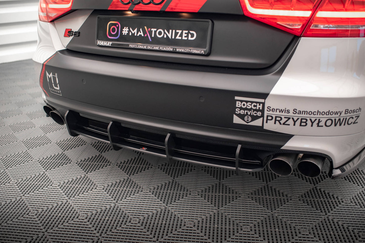 Maxton Design Street Pro Diffusore Post. - Audi A8 D4 - img 2