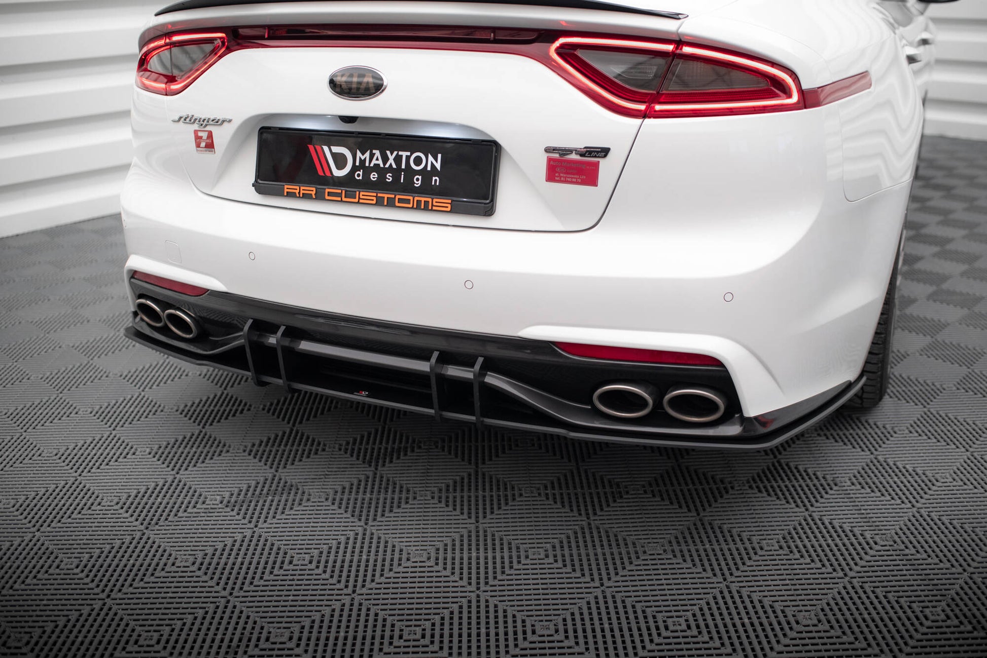 Maxton Design Street Pro Diffusore Post. - Kia Stinger GT - img 2