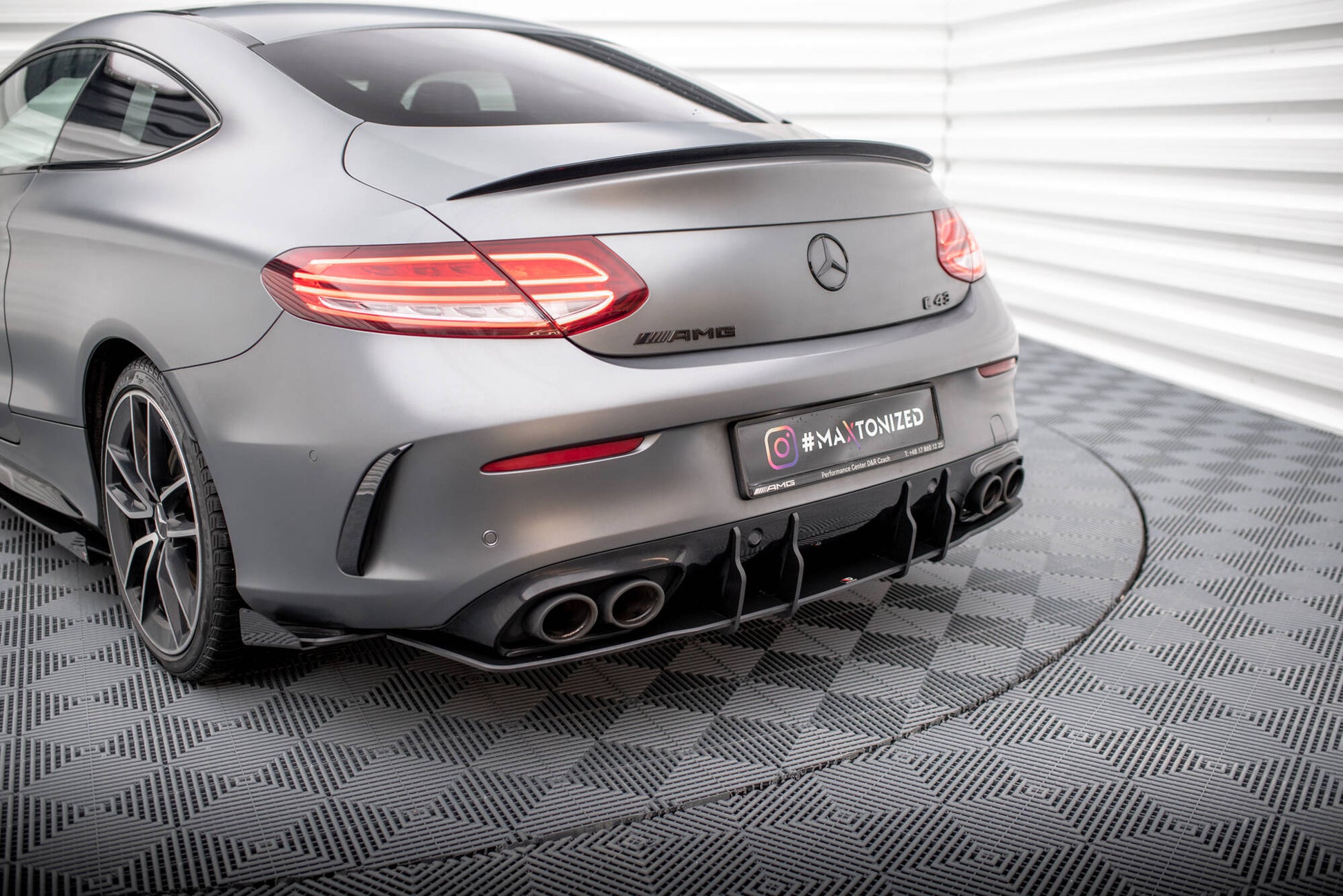 Maxton Design Street Pro Diffusore Post. - Mercedes C Klasa Coupe - img 2