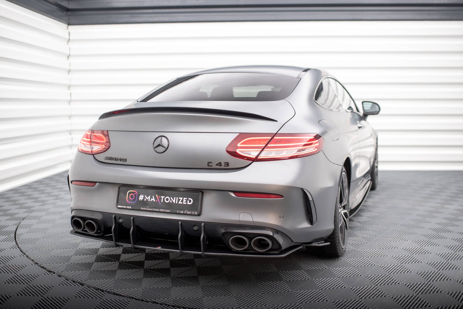Maxton Design Street Pro Diffusore Post. - Mercedes C Klasa Coupe