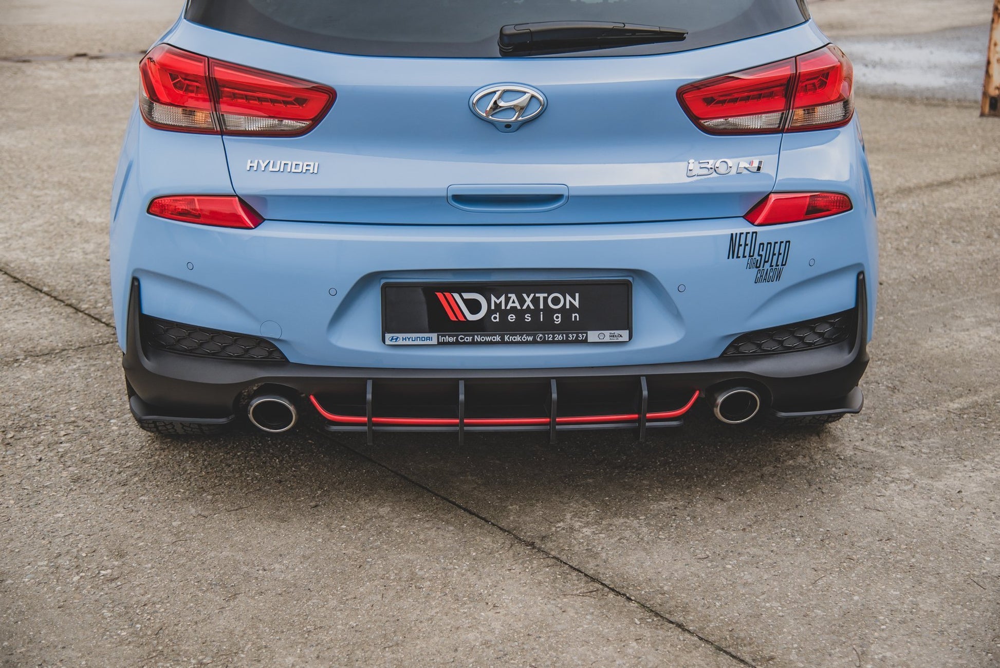 Maxton Design Street Pro Diffusore Post. V.2 - Hyundai I30 N Mk3 - img 2