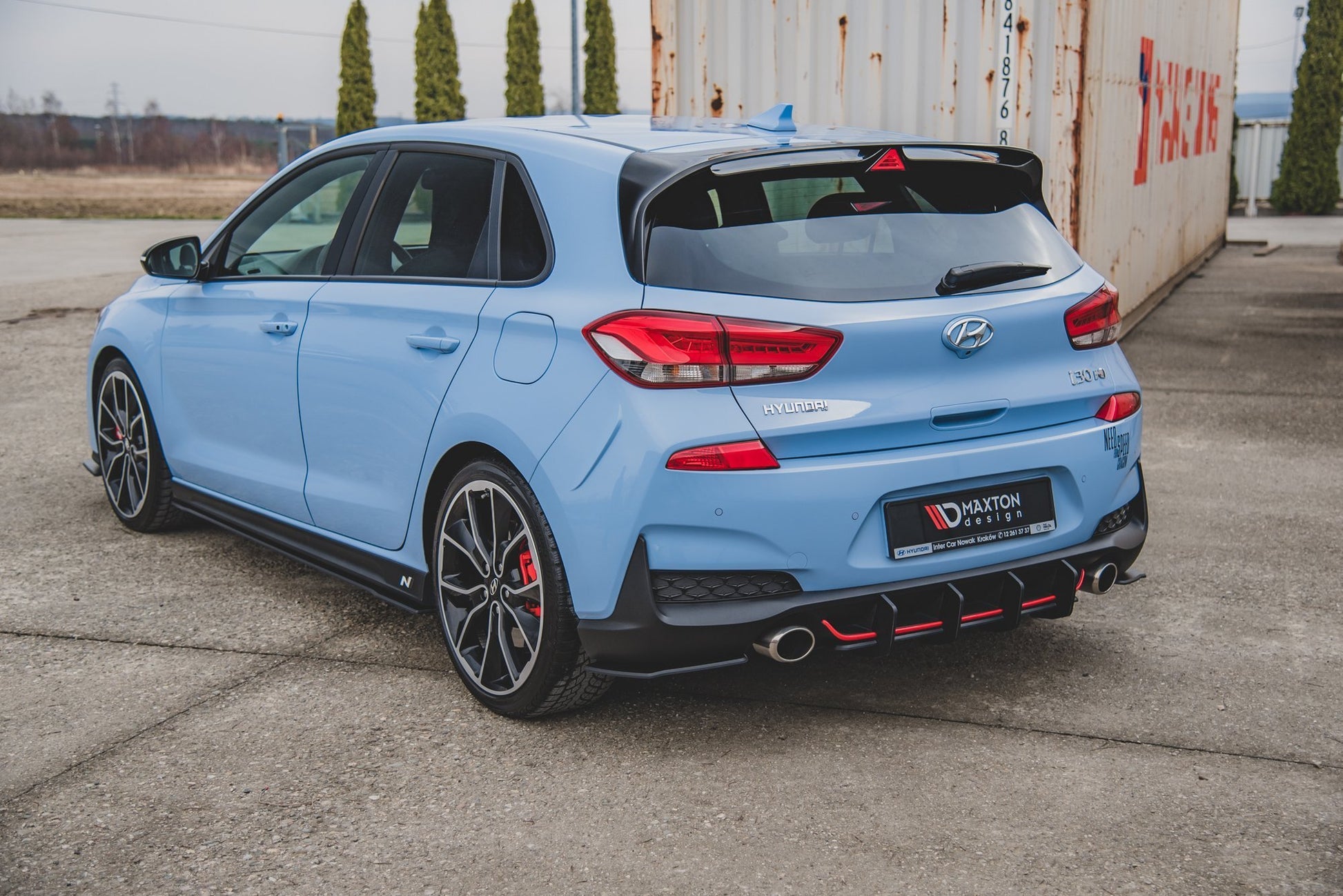 Maxton Design Street Pro Diffusore Post. V.2 - Hyundai I30 N Mk3
