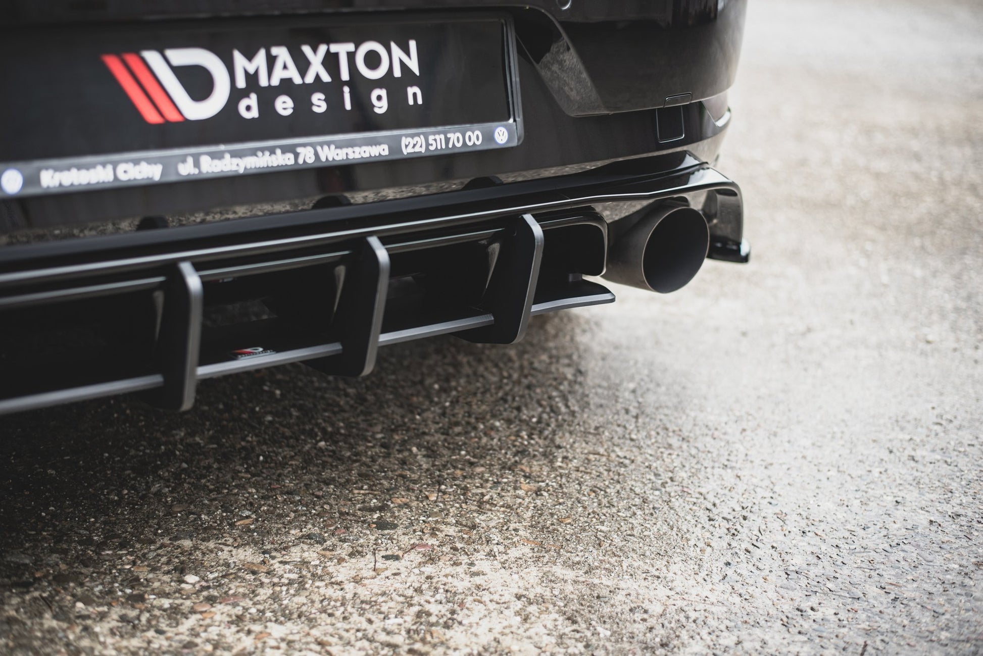 Maxton Design Street Pro Diffusore Post. - Volkswagen Golf GTI TCR Mk7 Facelift - img 3
