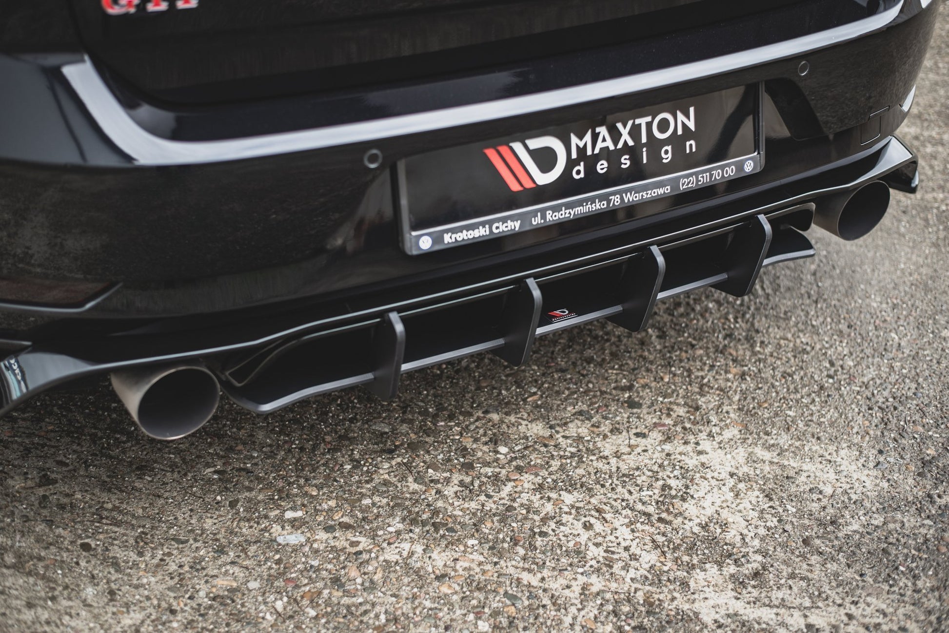 Maxton Design Street Pro Diffusore Post. - Volkswagen Golf GTI TCR Mk7 Facelift - img 4