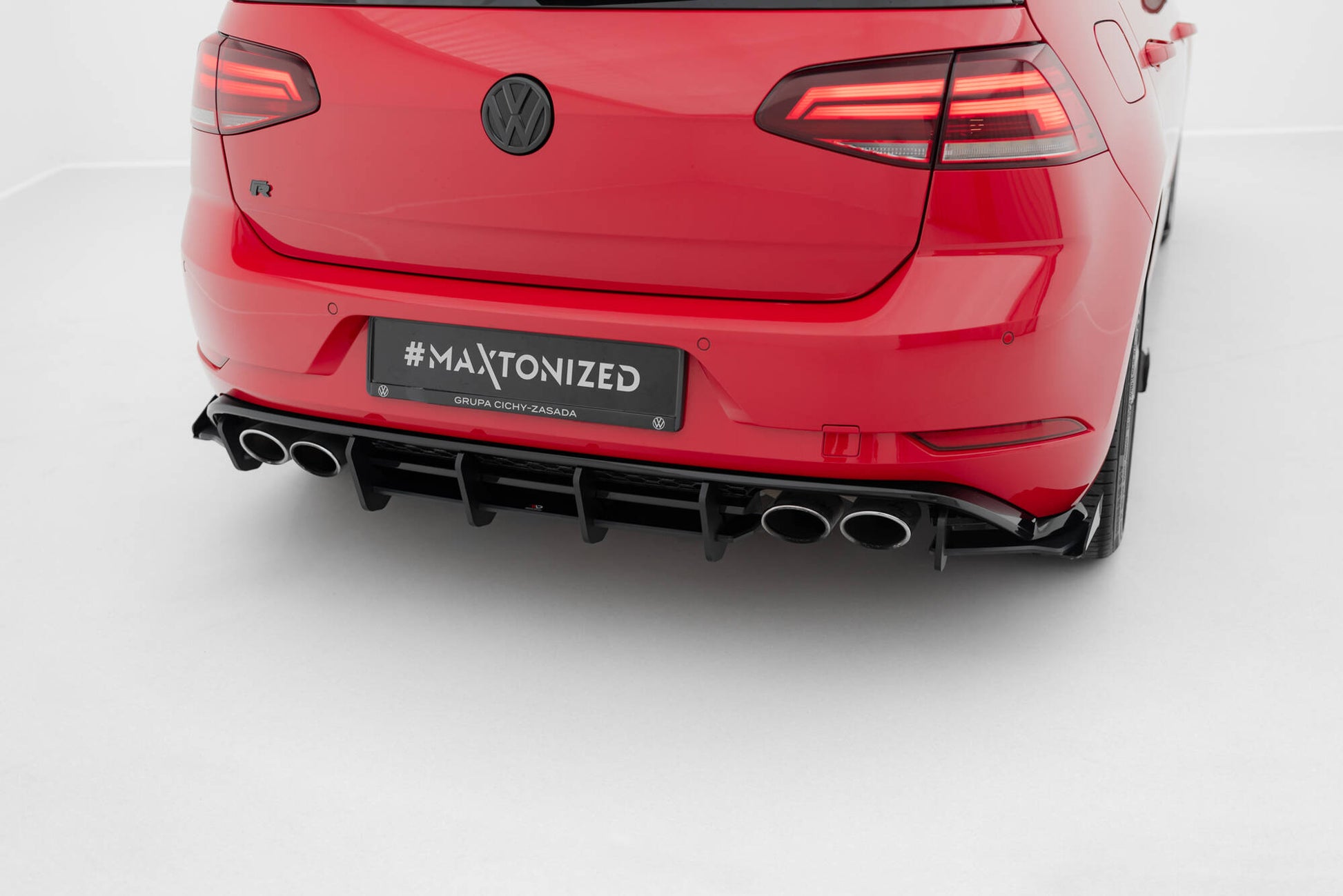 Maxton Design Street Pro Diffusore Post. - Volkswagen Golf R Mk7 Facelift