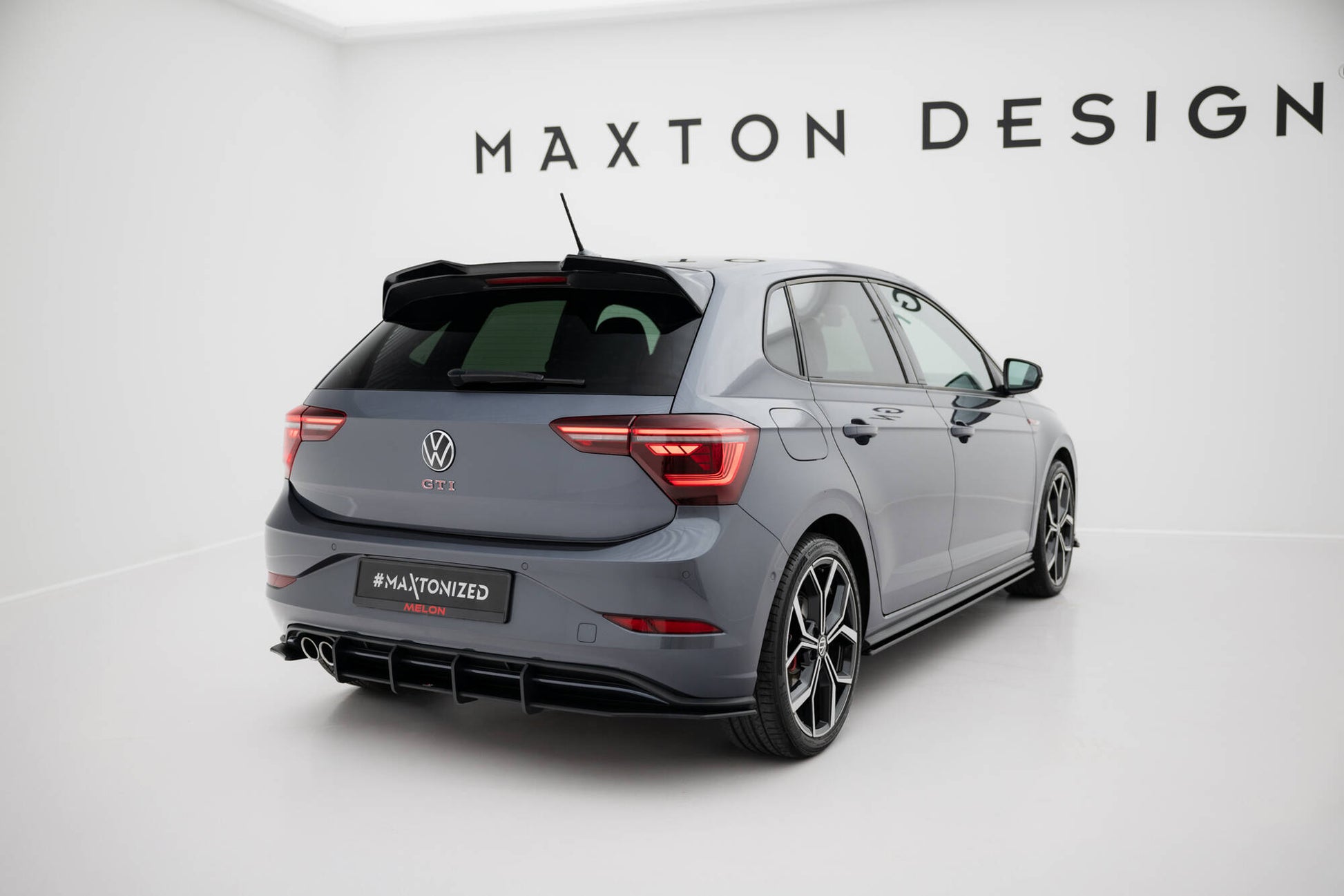 Maxton Design Street Pro Diffusore Post. - Volkswagen Polo GTI Mk6 Facelift