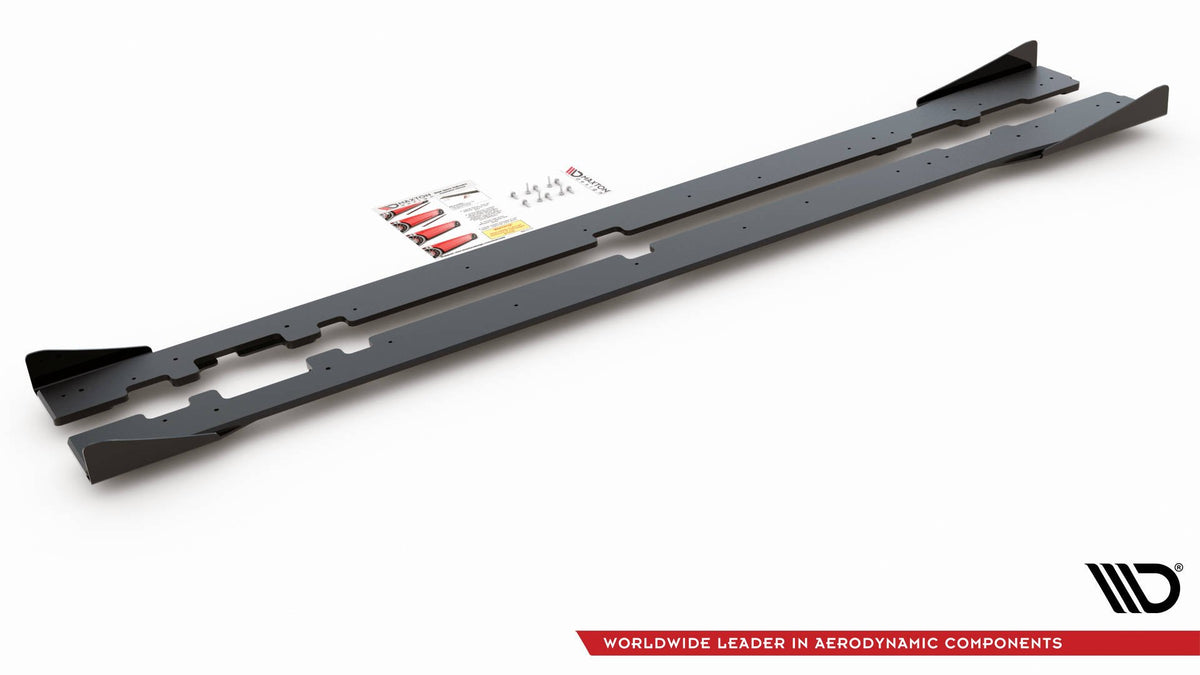 Maxton Design Street Pro Minigonne - Mercedes C Klasa C43 AMG Coupe - img 4