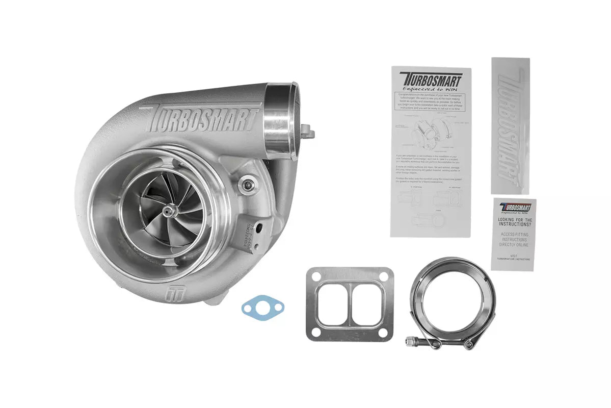 Turbosmart TS-2 Turbocharger (Water Cooled) 6466 T4 Divided 0.84AR Externally Wastegated - img 6